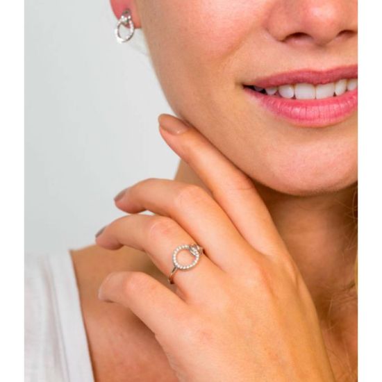 Zilveren ring met zirkonia ZIR1782-54