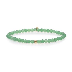 SJ armband aventurine geel verguld SBG-GEM29-ADD-4MM