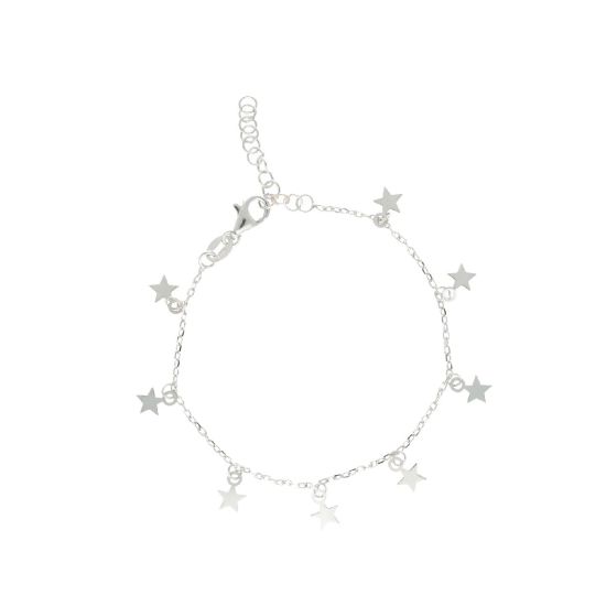 Zilveren armband sterretjes 104643118