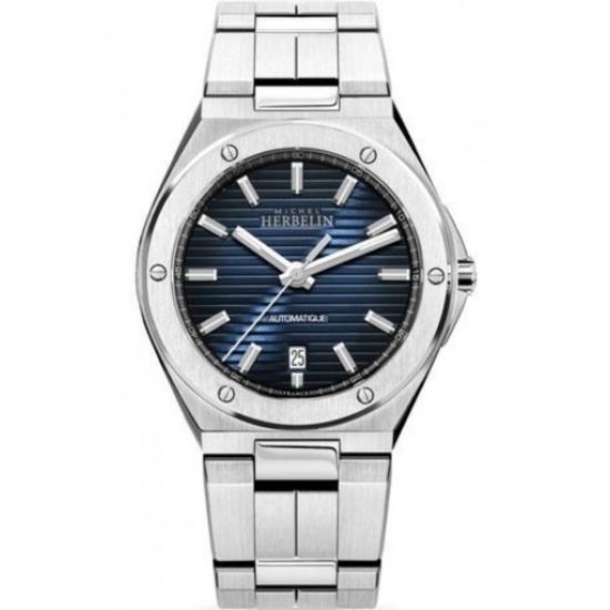 MH horloge heren staal automaat 1645/B15