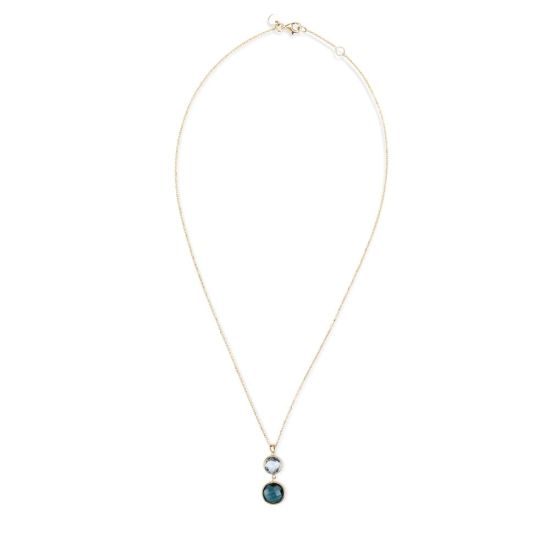 Gouden collier met blt en lbt CO2212V2