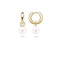 Gouden oorbel bedels parel 9023YPW