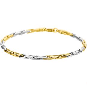 Gouden armband bicolor 19cm 4.8gr 4207226
