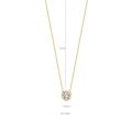 Gouden collier zirkonia 3097YZI
