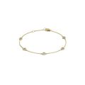 Gouden armband open circle zirkonia 2200YZI