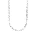 Zilver collier mat/glimmend 45cm 1337879