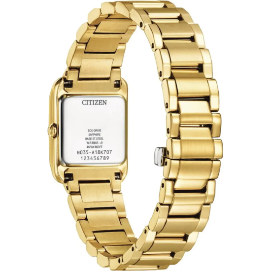 Citizen horloge dames staal/geel EW5602-81D