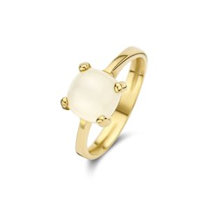 Jarrèl gouden ring met maansteen 4Y.3319.MWC-54