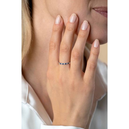 Zilveren ring zirkonia zwart ZIR2559Z-56 