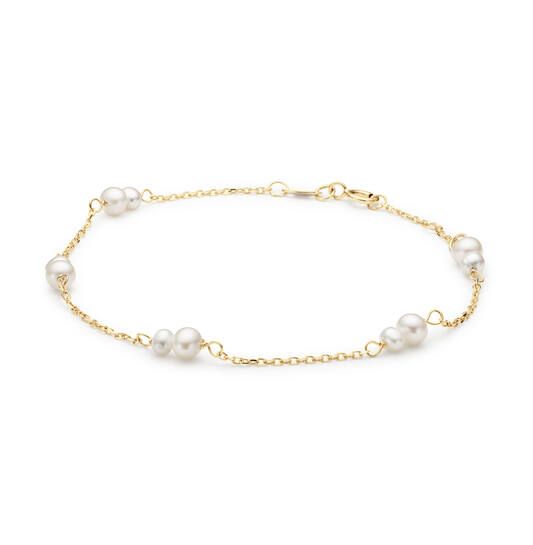 Gouden armband zoetwaterparel JKB25.506