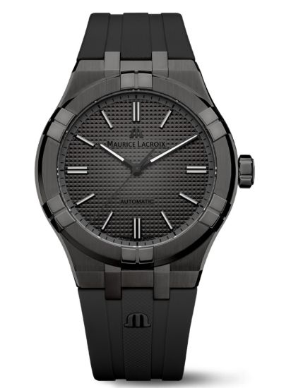 MLC Aikon horloge heren gunmetal /coutoux rubberen band AI6008-PVB00-330-2