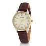Olympic horloge dames staal geel/leer OL72DSL048B