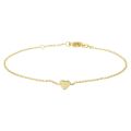 Gouden armband hart 17-18.5cm 4019537