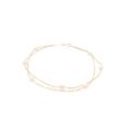 Gouden armband zoetwaterparel 19cm 204214500