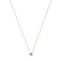 Gouden collier tanzanite geboortesteen december SWBN01DEC-Y