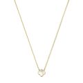 Gouden collier klavertje parelmoer SWCN10206-Y14