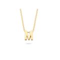 Gouden collier letter M 3155YGO-M