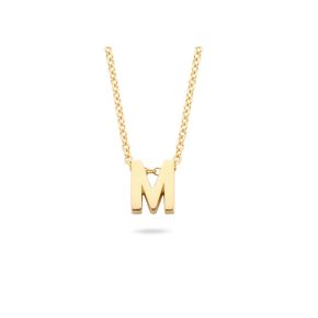 Gouden collier letter M 3155YGO-M