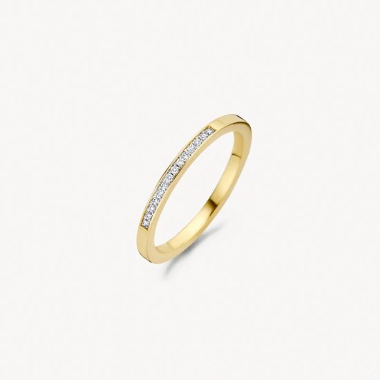 Gouden ring 0.06crt mt54 1630BDI/54