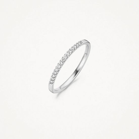 Witgouden ring 0.10crt mt54 1626WDI/54