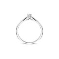 Witgouden ring 0.15 LG1000W/54