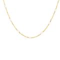 Gouden collier met witte resin 3162YRM