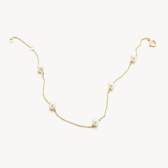 Gouden armband zoetwater parel 2248YPW