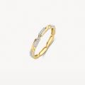 Gouden ring zirkonia mt 54 1256BZI/54