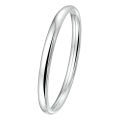 Zilveren bangle 6mm x 60mm ovaal KA1001345