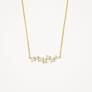 Gouden collier met zirkonia 3191YZI