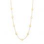 Gouden collier cirkel  45-47-50cnm JKN23302