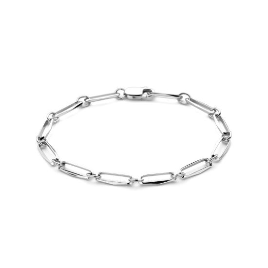 Zilveren armband closed forever 19cm 4.5mm massief 1341043