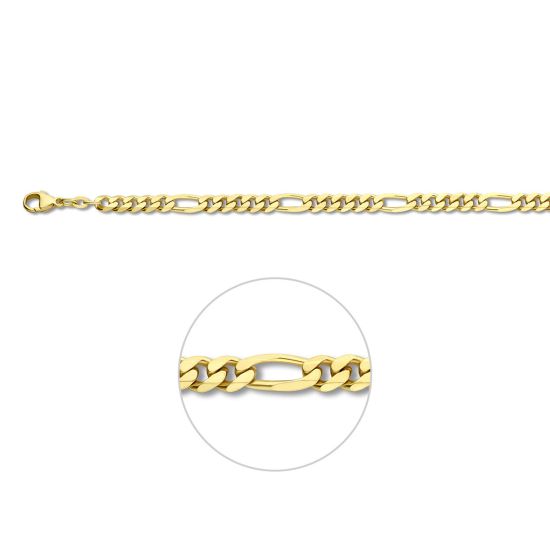 Double armband figaro 20cm 5mm 3100991