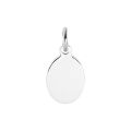 Zilveren hanger ovaal plaatje 1333357