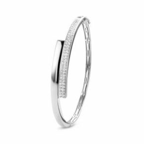 Zilveren bangle 9.5x61mm zirkonia 1334906