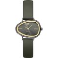 DD horloge dames staal/pvd leren band IV16Q1305