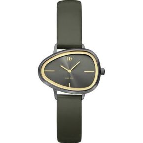 DD horloge dames staal/pvd leren band IV16Q1305