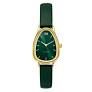 DD horloge dames staal-geel lerenband IV32Q1306
