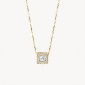 Gouden collier met zirkonia 3197YZI