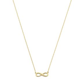 Gouden collier met infinity 42-44cm 4017980