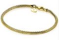 Zilver armband geel verguld 2.5mm ZIA1287G