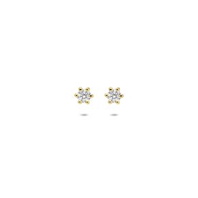 Gouden oorstekers LG 2x0.10crt G/VS 4035486