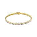 Gouden tennisarmband 5ctF-VS+ 3mm 17,5cm 4035884