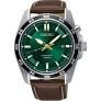 Seiko horloge heren staal/leer kinetic SKA791P1