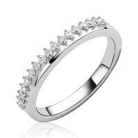 ZIlveren ring met zirkonia ZIR2870-54