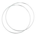 Zilveren oorringen 75mmx1,5mm 1012588