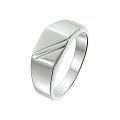 Zilveren monogramring mt58 1018307