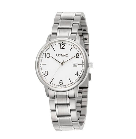 Olympic horloge heren staal 37mm OL80HSS001