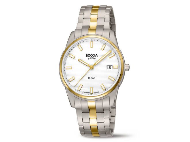 Boccia horloge heren titanium bicolor 3686-02