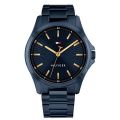 TH horloge heren staal/blauw pvd TH1710742